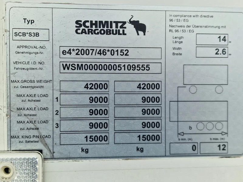 Izotermička poluprikolica Schmitz Cargobull SCB*S3B Thermoking SLX400e Frigo - Zepro loadlift - Pallet box - APK/TUV: 27-12-2025: slika 14