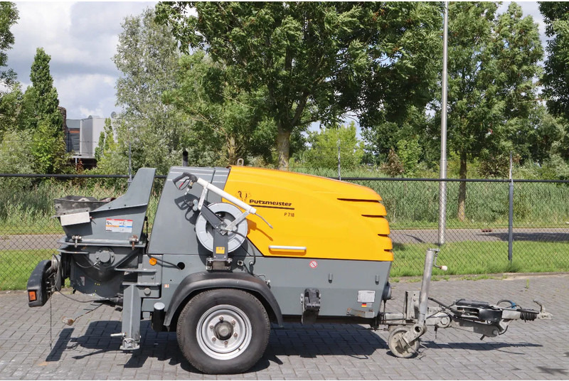 Putzmeister P718 TD | CONCRETE PUMP | LOW HOURS - Stacionarna pumpa za beton: slika 1 Putzmeister P718 TD | CONCRETE PUMP | LOW HOURS - Stacionarna pumpa za beton: slika 1