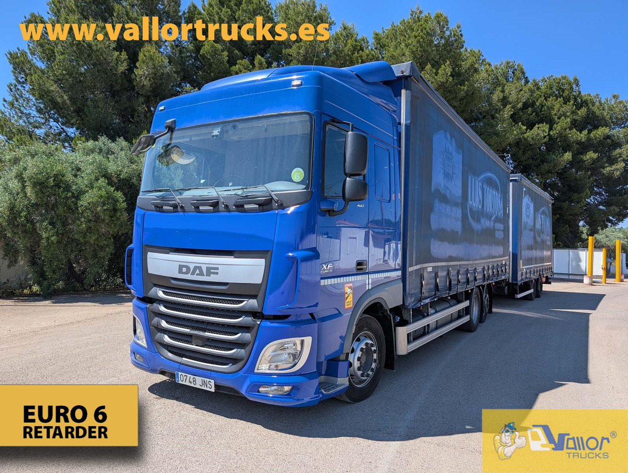 DAF XF 460 - ROAD TRAIN - Kamion sa ceradom: slika 1 DAF XF 460 - ROAD TRAIN - Kamion sa ceradom: slika 1