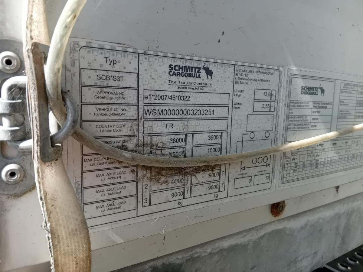 Schmitz Cargobull - Poluprikolica sa ceradom: slika 3 Schmitz Cargobull - Poluprikolica sa ceradom: slika 3