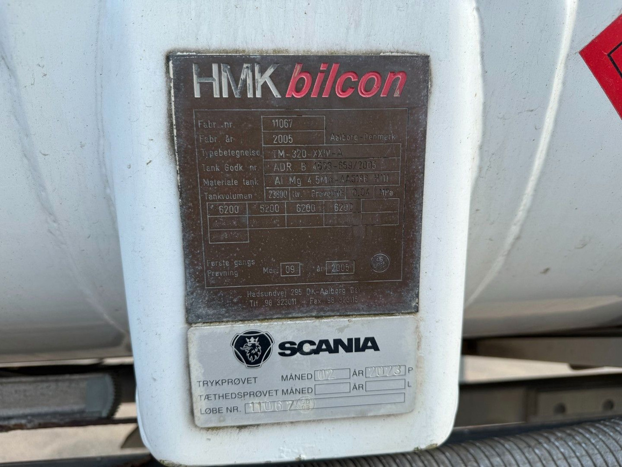 HMK Bilcon 23.800 L ADR Tank - Kamion cisterna: slika 5 HMK Bilcon 23.800 L ADR Tank - Kamion cisterna: slika 5