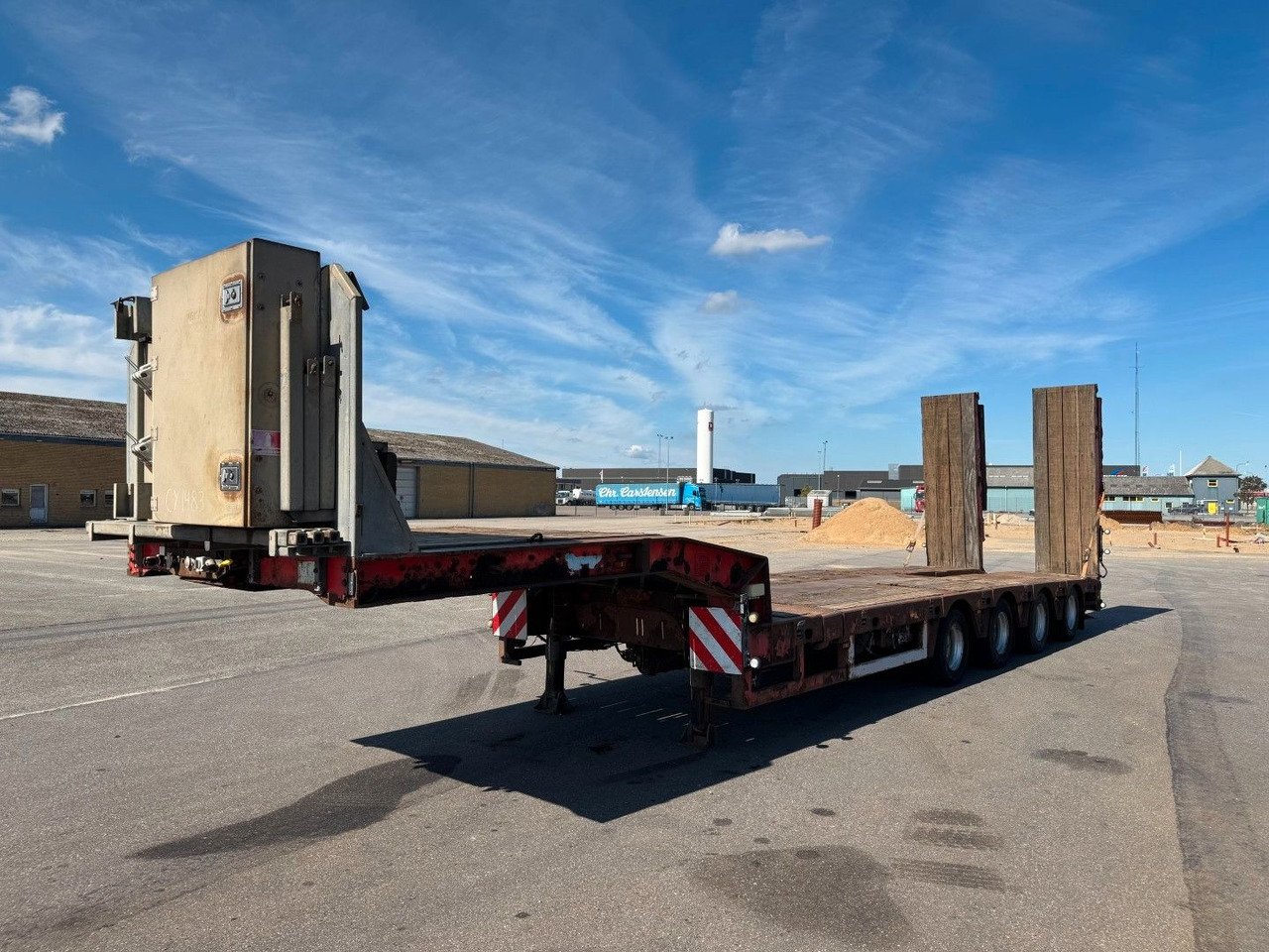 Kel-Berg Faymonville 4 axle Ausziehbar Tieflader - Niska poluprikolica za prevoz: slika 1 Kel-Berg Faymonville 4 axle Ausziehbar Tieflader - Niska poluprikolica za prevoz: slika 1