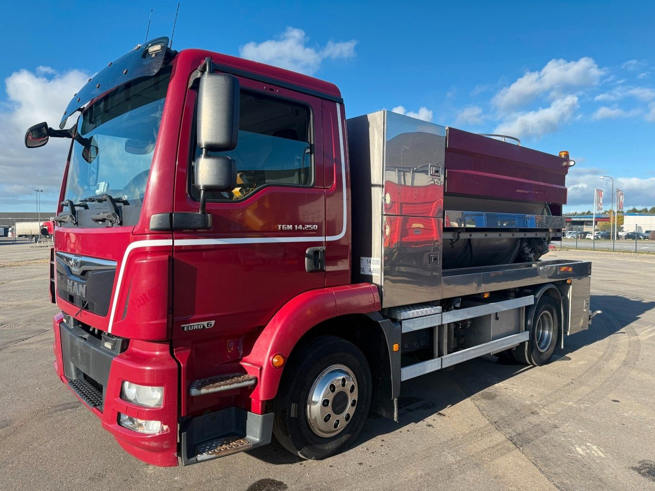 MAN TGM 14.250 VM-Tarm Stainless Steel 5600 l. Kombi - Vakuumska cisterna: slika 1 MAN TGM 14.250 VM-Tarm Stainless Steel 5600 l. Kombi - Vakuumska cisterna: slika 1