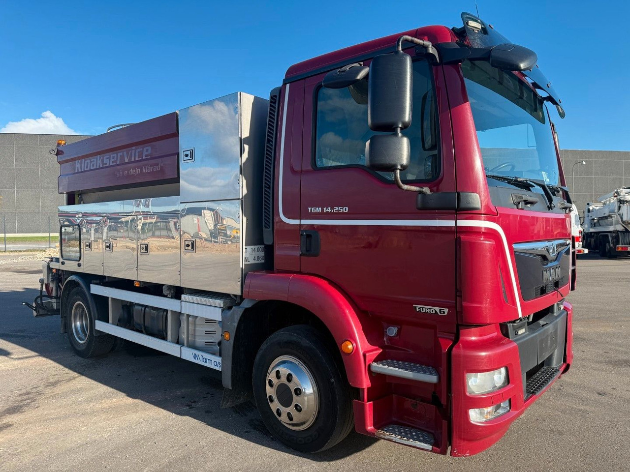 MAN TGM 14.250 VM-Tarm Stainless Steel 5600 l. Kombi - Vakuumska cisterna: slika 2 MAN TGM 14.250 VM-Tarm Stainless Steel 5600 l. Kombi - Vakuumska cisterna: slika 2