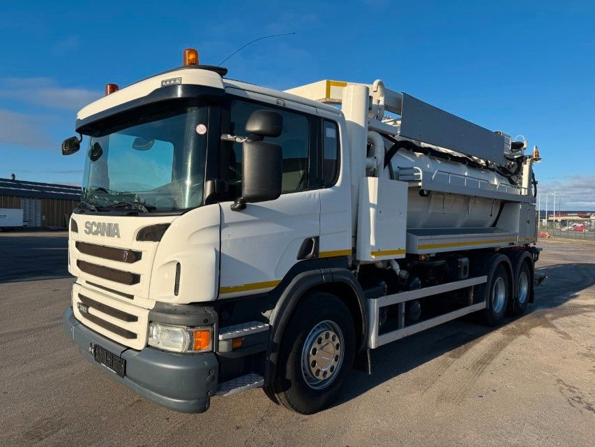 Scania P360 Euro 6 6x4 JHL Hvidtved Larsen FlexLine 312 - Vakuumska cisterna: slika 1 Scania P360 Euro 6 6x4 JHL Hvidtved Larsen FlexLine 312 - Vakuumska cisterna: slika 1