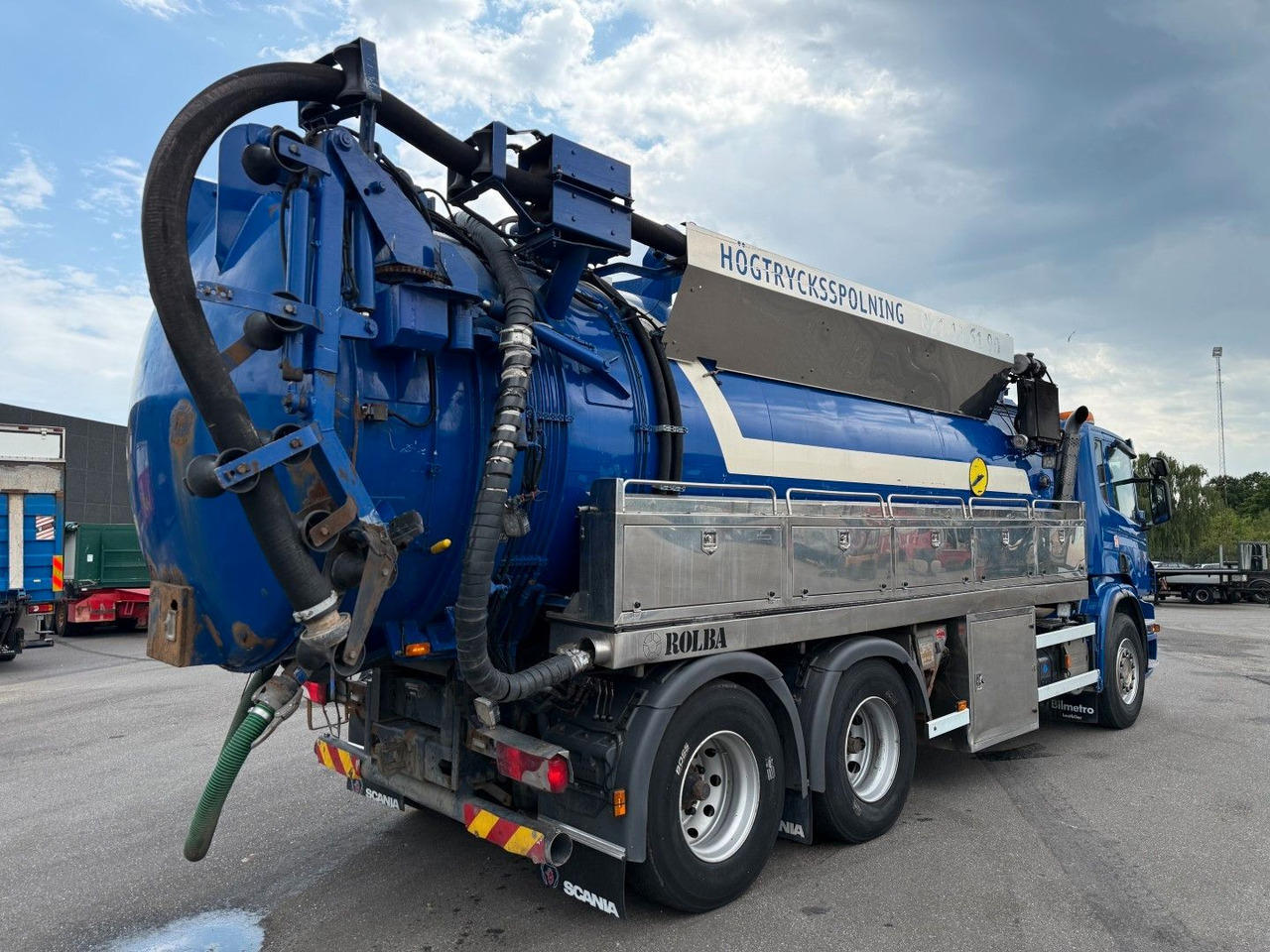 Scania P380 6x4 Rolba 15,000 l. Stainless Steel Kombi - Vakuumska cisterna: slika 3 Scania P380 6x4 Rolba 15,000 l. Stainless Steel Kombi - Vakuumska cisterna: slika 3