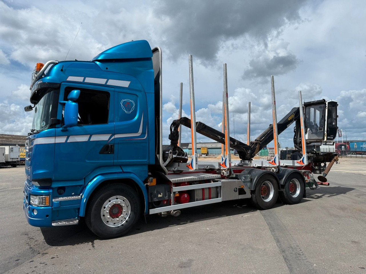 Scania R730 V8 6x4 Palfinger Epsilon M12L80 / Holz Wood - Šticar, Kamion sa dizalicom: slika 2 Scania R730 V8 6x4 Palfinger Epsilon M12L80 / Holz Wood - Šticar, Kamion sa dizalicom: slika 2