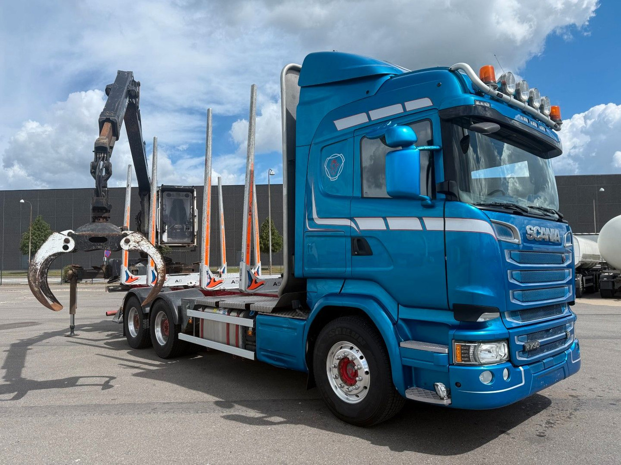 Scania R730 V8 6x4 Palfinger Epsilon M12L80 / Holz Wood - Šticar, Kamion sa dizalicom: slika 1 Scania R730 V8 6x4 Palfinger Epsilon M12L80 / Holz Wood - Šticar, Kamion sa dizalicom: slika 1