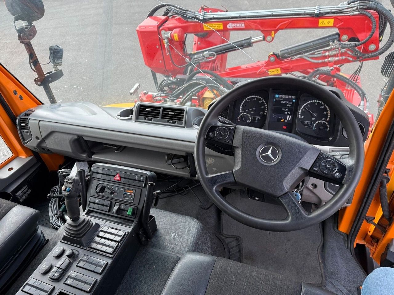 Istovarivač Unimog U427 4x4 Tipper / Kipper  / Dücker Fräse BRS 15: slika 12