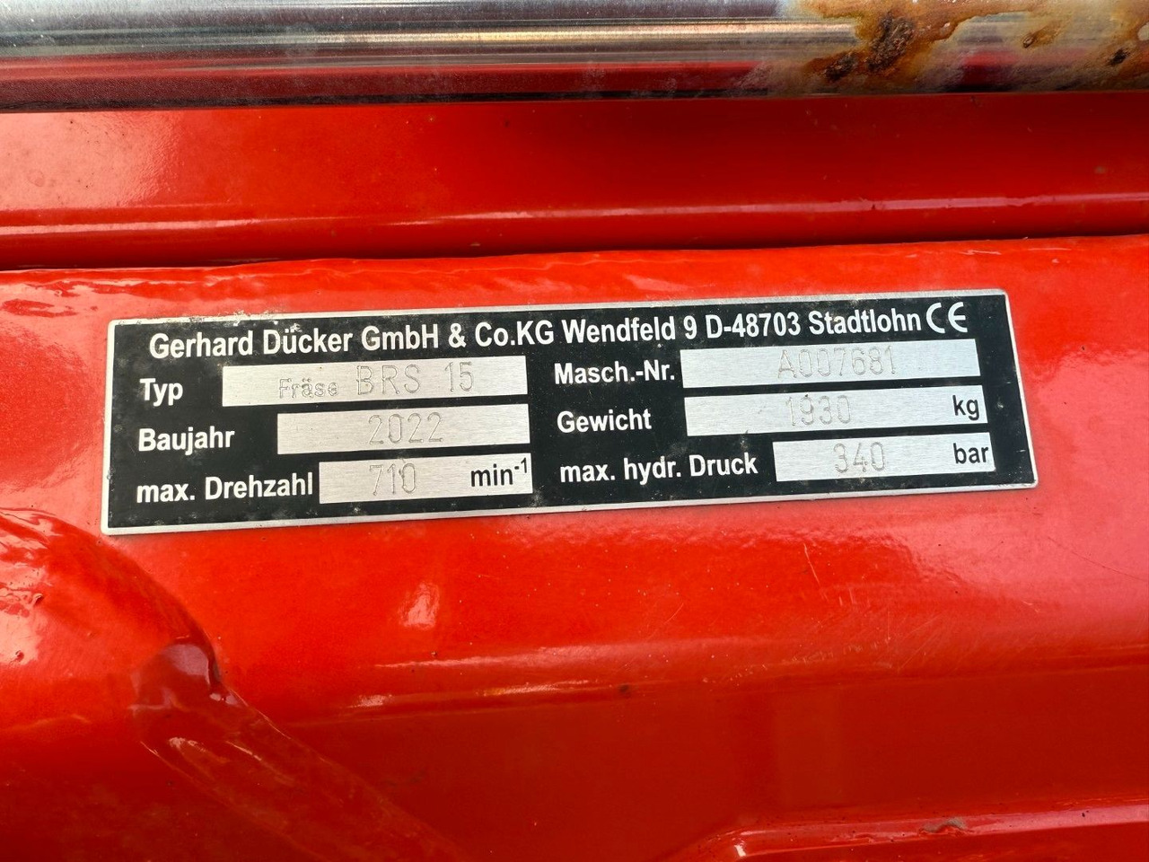 Istovarivač Unimog U427 4x4 Tipper / Kipper  / Dücker Fräse BRS 15: slika 8