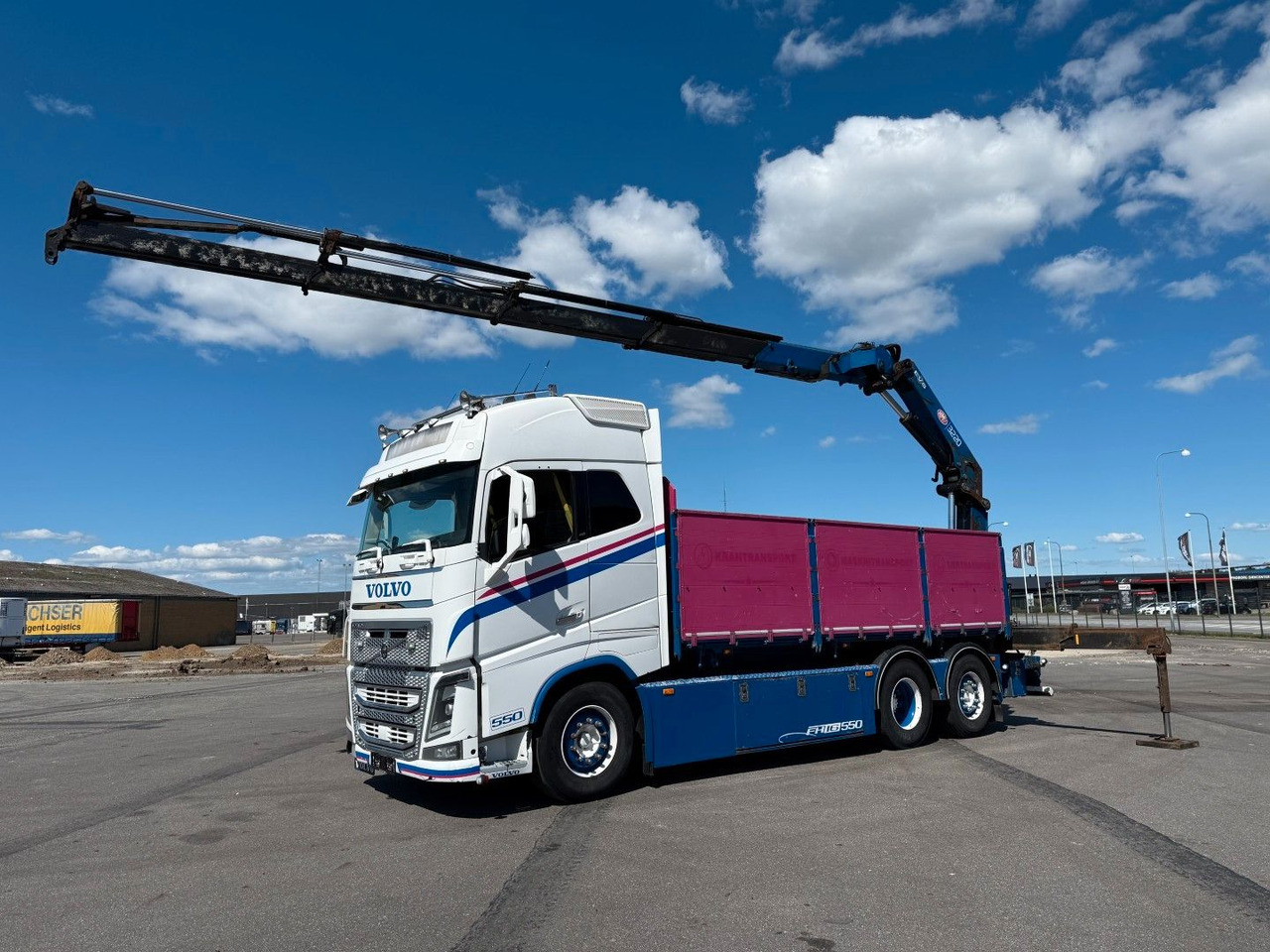 Volvo FH 16.550 6x2*4 / Crane HMF 3220K4 Euro 6 - Kamion sa dizalicom: slika 1 Volvo FH 16.550 6x2*4 / Crane HMF 3220K4 Euro 6 - Kamion sa dizalicom: slika 1