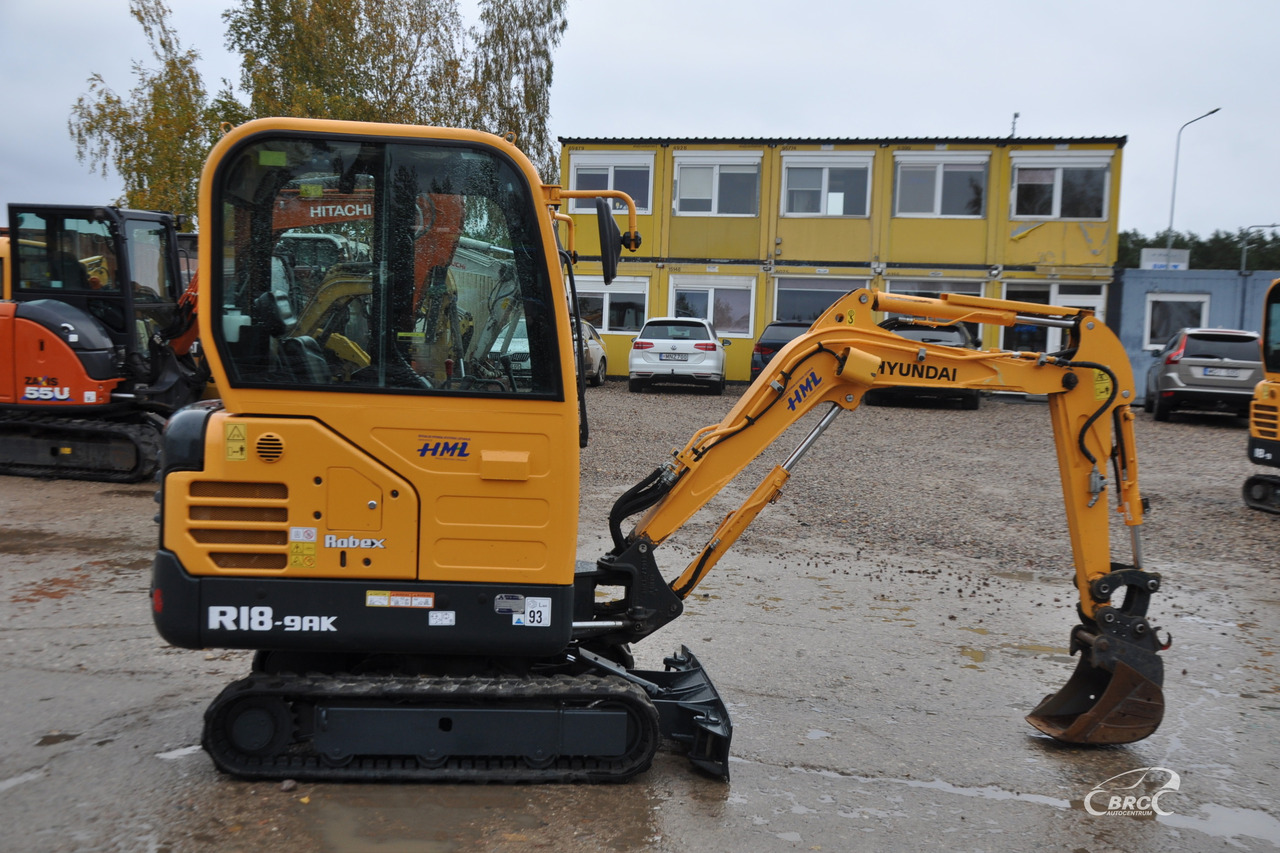 Hyundai R18-9AK - Mini bager: slika 3 Hyundai R18-9AK - Mini bager: slika 3