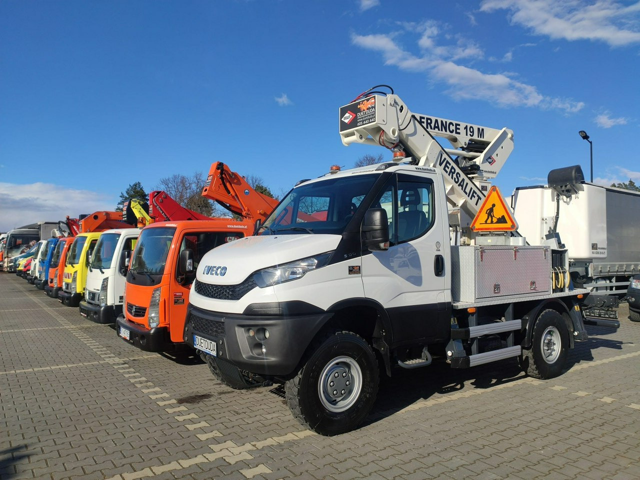 Vazdušna platforma montirana na kamion Iveco Daily 55S17W 4x4 Zwyżka 19m Versalift Lat 55 TB Time France: slika 29