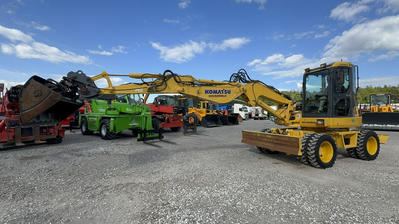 Komatsu PW 98 MR 8 Pług + Podpory 10ton Szybkozłącze - Bager točkaš: slika 3 Komatsu PW 98 MR 8 Pług + Podpory 10ton Szybkozłącze - Bager točkaš: slika 3