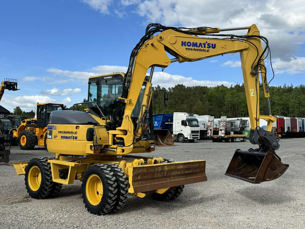 Komatsu PW 98 MR 8 Pług + Podpory 10ton Szybkozłącze - Bager točkaš: slika 2 Komatsu PW 98 MR 8 Pług + Podpory 10ton Szybkozłącze - Bager točkaš: slika 2