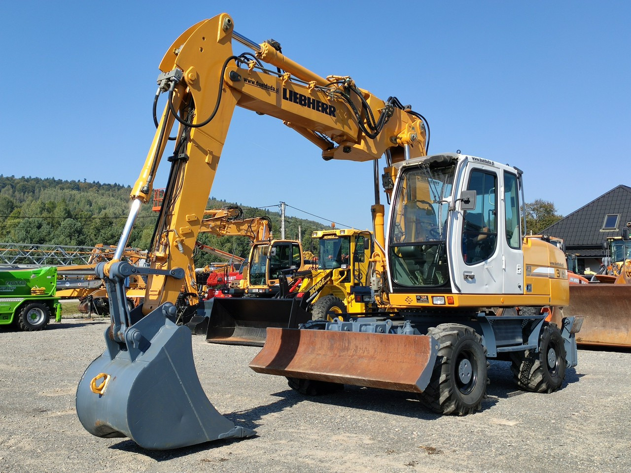 Liebherr A316 Maszyna po Pełnym Tulejowaniu Bez Luzów i Wycieków - Bager točkaš: slika 3 Liebherr A316 Maszyna po Pełnym Tulejowaniu Bez Luzów i Wycieków - Bager točkaš: slika 3