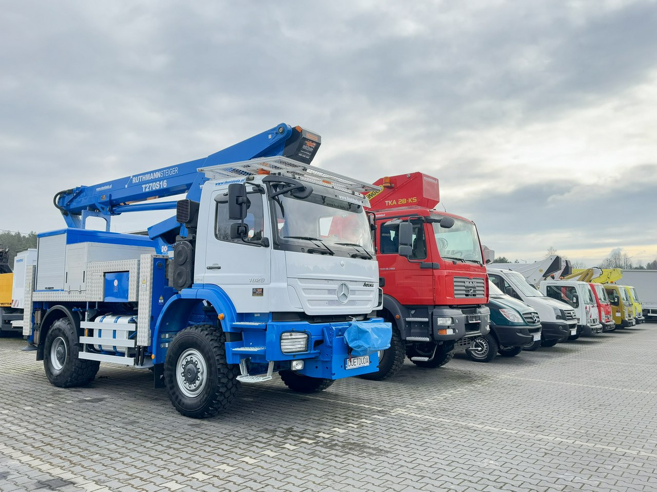 Mercedes AXOR 1829 4x4 Zwyżka RUTHMANN STEIGER T270S16 Podnośnik Koszowy - Vazdušna platforma montirana na kamion: slika 5 Mercedes AXOR 1829 4x4 Zwyżka RUTHMANN STEIGER T270S16 Podnośnik Koszowy - Vazdušna platforma montirana na kamion: slika 5