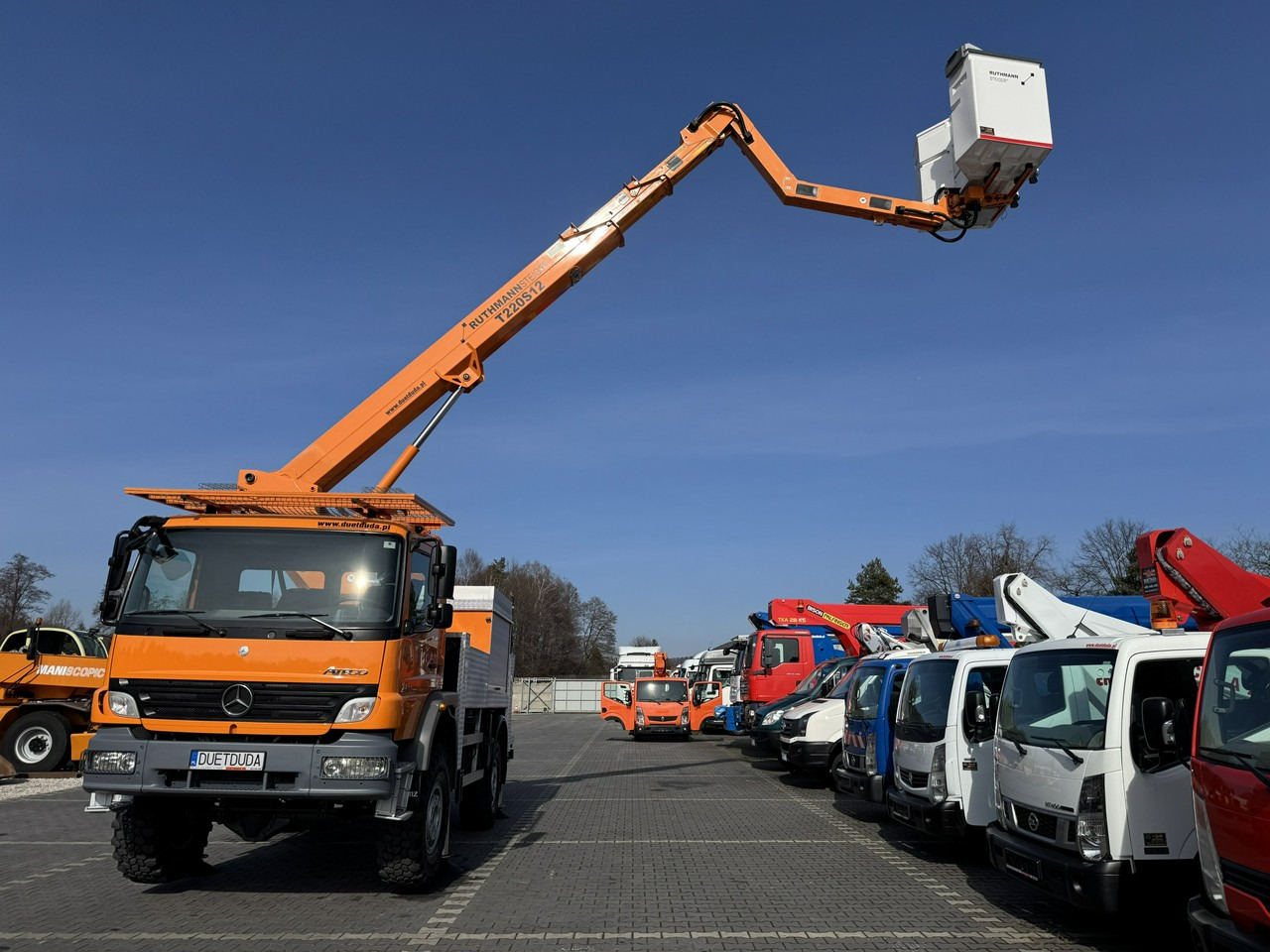 Mercedes Atego 1324 4x4 Zwyżka RUTHMANN STEIGER T220S12 Podnośnik Koszowy - Vazdušna platforma montirana na kamion: slika 3 Mercedes Atego 1324 4x4 Zwyżka RUTHMANN STEIGER T220S12 Podnośnik Koszowy - Vazdušna platforma montirana na kamion: slika 3