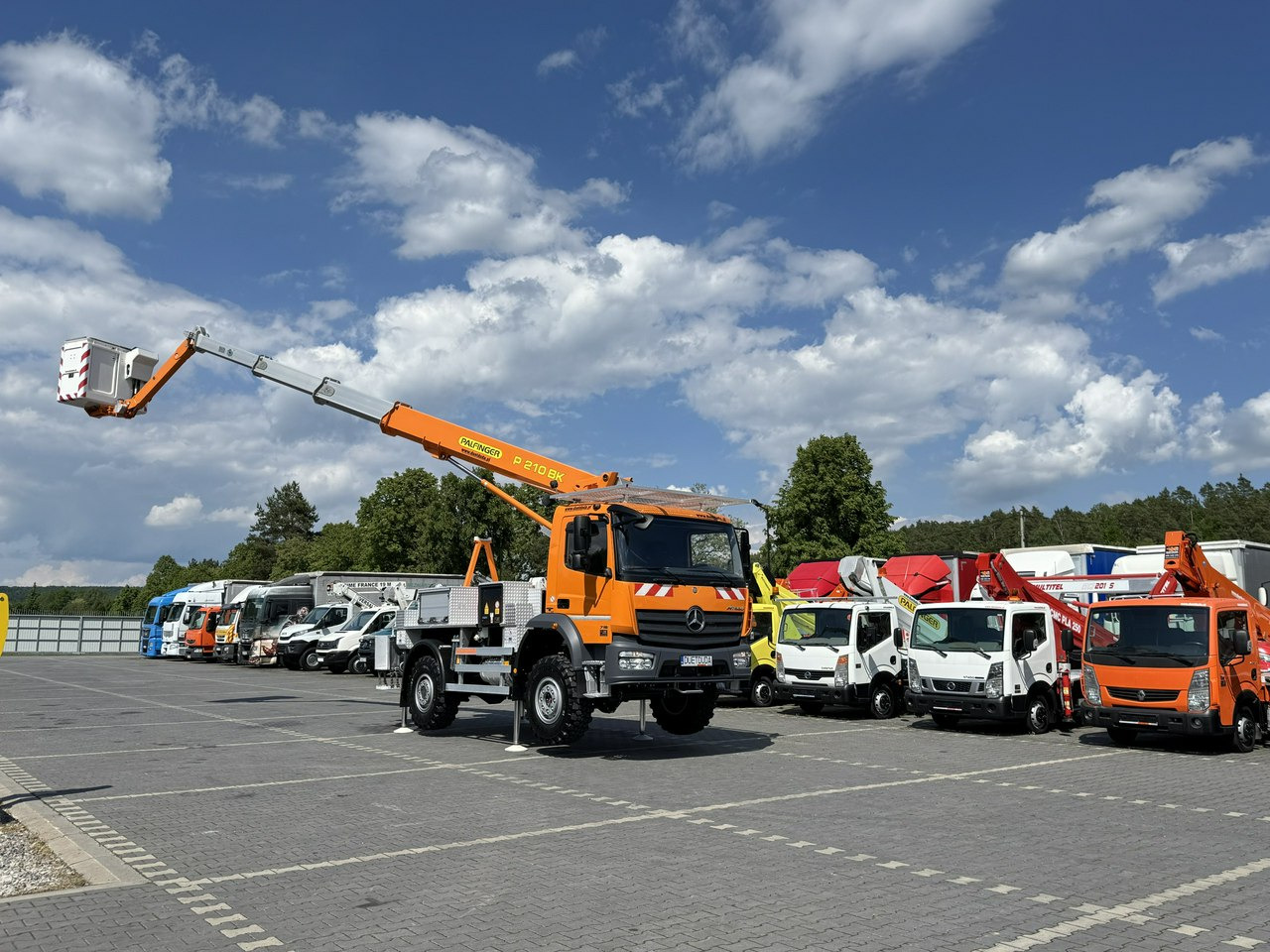 Mercedes Atego 718 E6 4x4 Zwyżka PALFINGER P210 BK Podnośnik Koszowy - Vazdušna platforma montirana na kamion: slika 4 Mercedes Atego 718 E6 4x4 Zwyżka PALFINGER P210 BK Podnośnik Koszowy - Vazdušna platforma montirana na kamion: slika 4