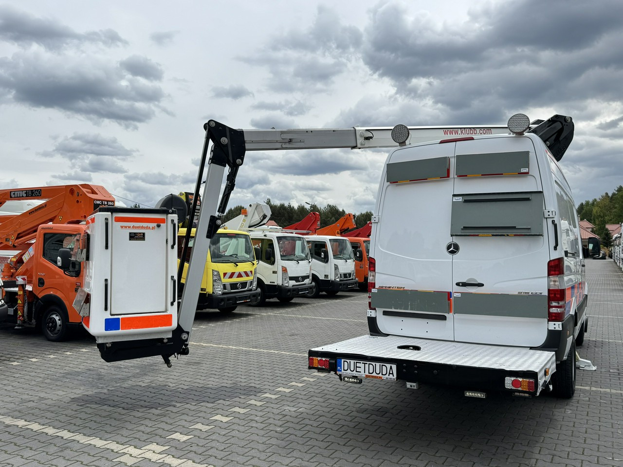 Vazdušna platforma montirana na kamion Mercedes Sprinter Zwyżka Podnośnik Koszowy KLUBB K42P UDT WUMAG GSR: slika 19