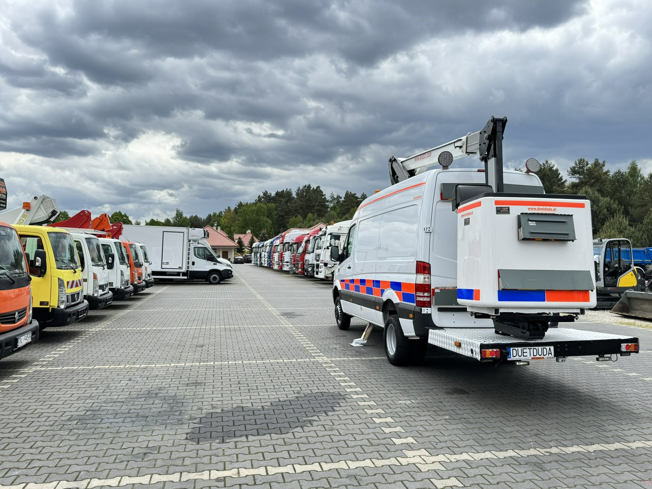 Vazdušna platforma montirana na kamion Mercedes Sprinter Zwyżka Podnośnik Koszowy KLUBB K42P UDT WUMAG GSR: slika 18