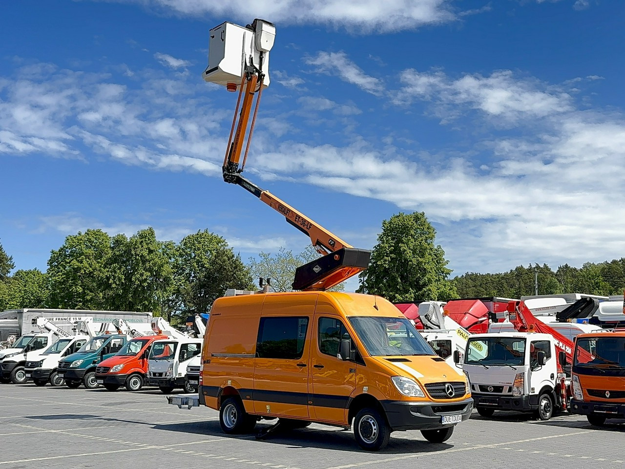 Mercedes Sprinter Zwyżka Podnośnik Koszowy VERSALIFT KLUBB ET-36-LF UDT - Vazdušna platforma montirana na kamion: slika 1 Mercedes Sprinter Zwyżka Podnośnik Koszowy VERSALIFT KLUBB ET-36-LF UDT - Vazdušna platforma montirana na kamion: slika 1