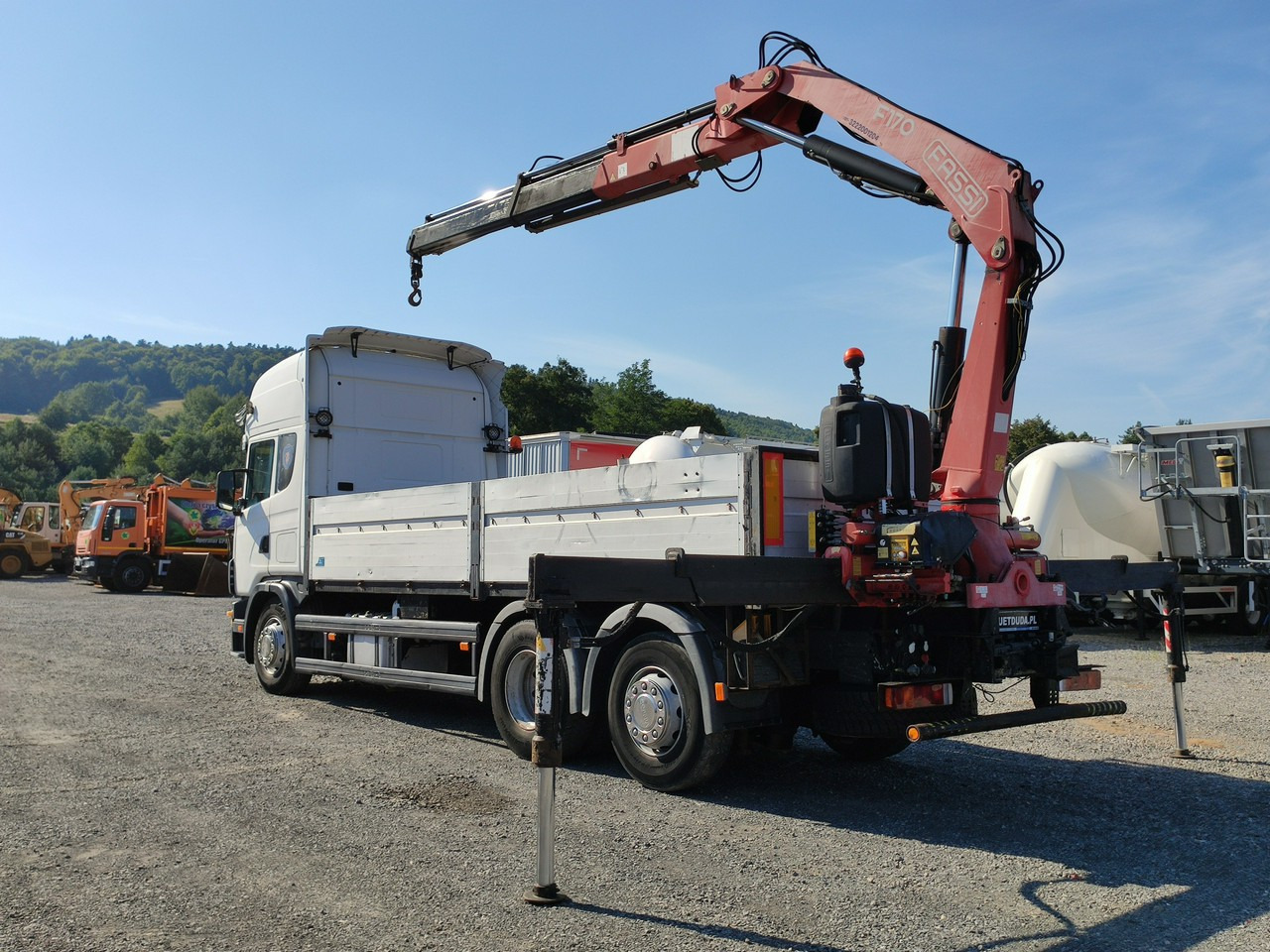 Scania 124L 420 6x2 Retarder HDS FASSI F170 Budowlanka - Kamion sa tovarnim sandukom, Kamion sa dizalicom: slika 3 Scania 124L 420 6x2 Retarder HDS FASSI F170 Budowlanka - Kamion sa tovarnim sandukom, Kamion sa dizalicom: slika 3