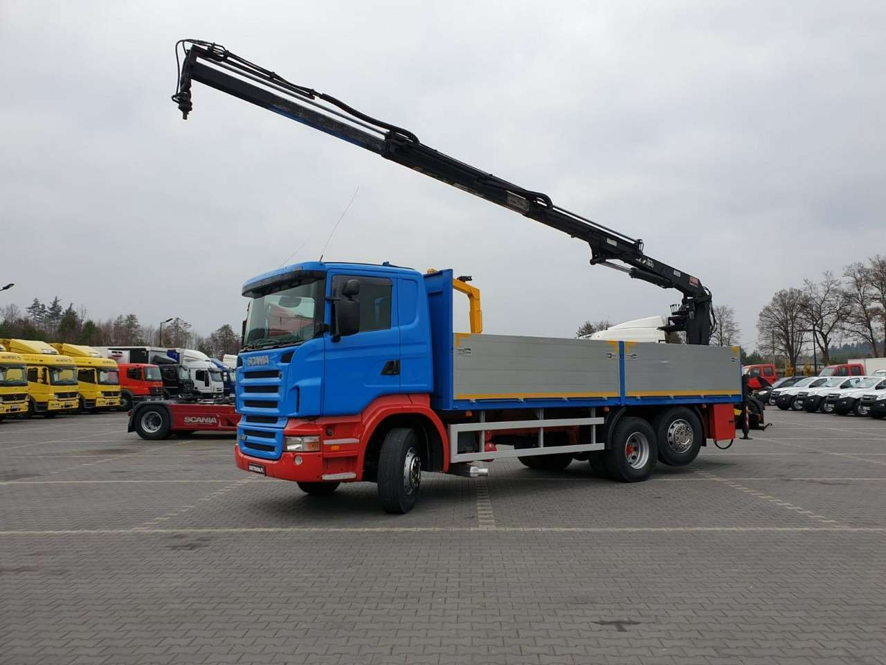 Scania R 400 LB 6x2 HDS Budowlanka Widły Oś Skrętna Super Stan - Kamion sa tovarnim sandukom, Kamion sa dizalicom: slika 2 Scania R 400 LB 6x2 HDS Budowlanka Widły Oś Skrętna Super Stan - Kamion sa tovarnim sandukom, Kamion sa dizalicom: slika 2