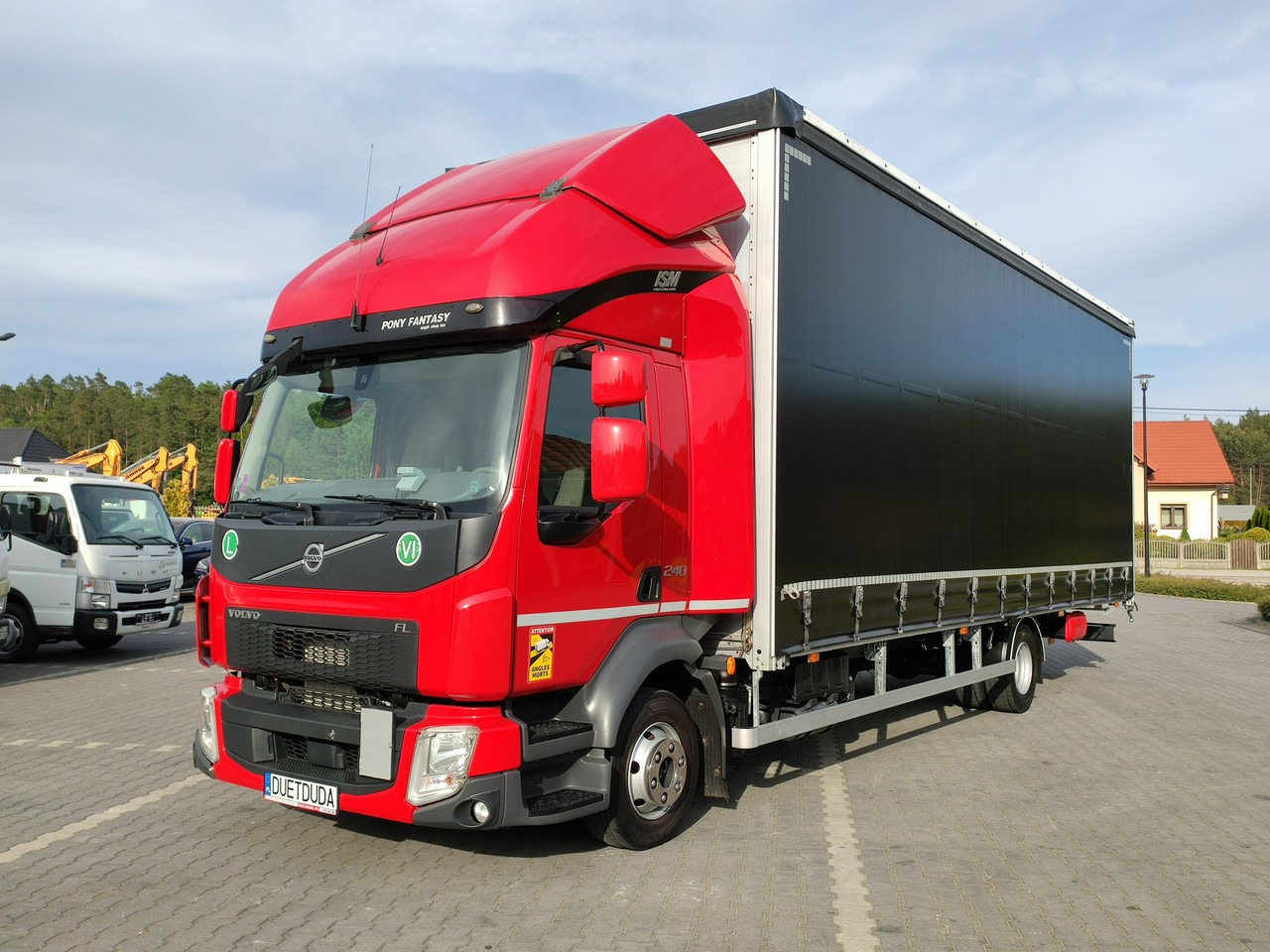 Volvo FL12.240 E6 Firana Tył Drzwi Dach Zsuwany Bogato Wyposażony !!! - Kamion sa ceradom: slika 2 Volvo FL12.240 E6 Firana Tył Drzwi Dach Zsuwany Bogato Wyposażony !!! - Kamion sa ceradom: slika 2