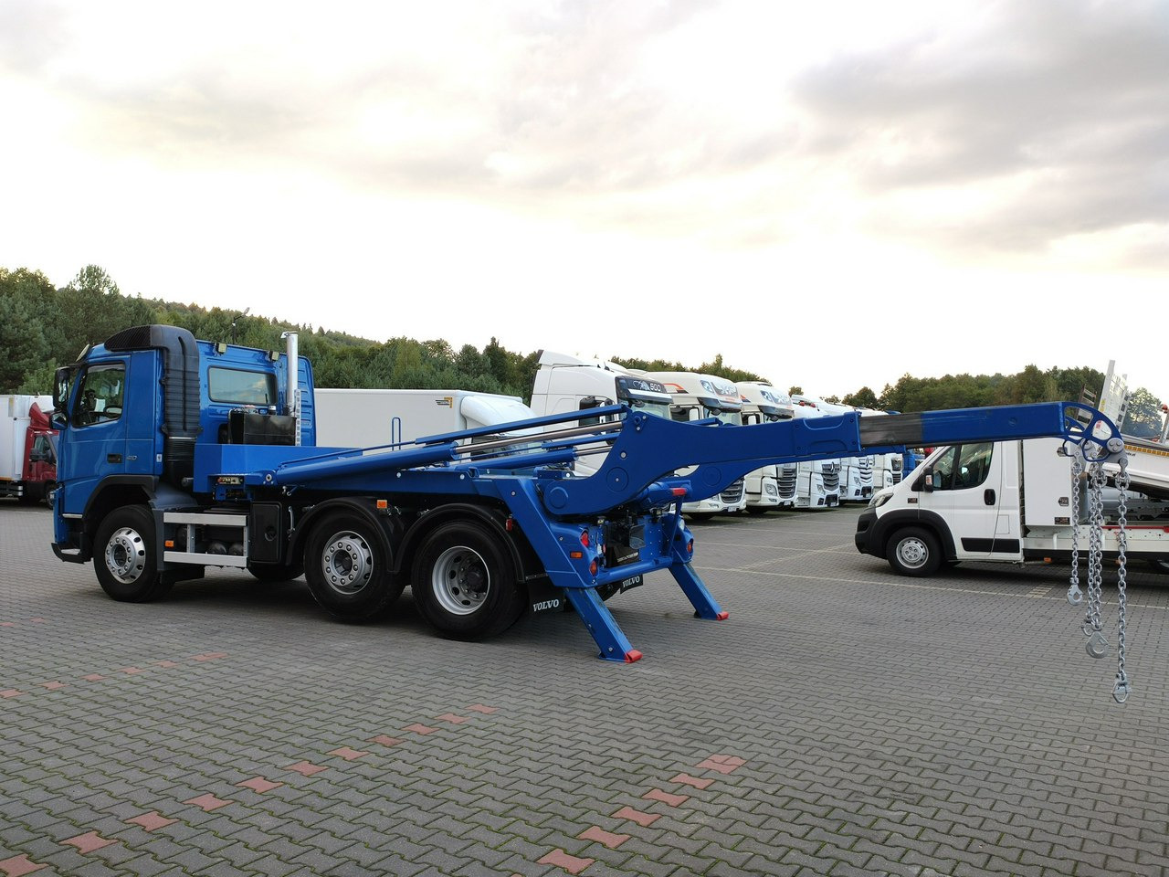 Kamion za utovaranje kontejnera Volvo FM 410 E5 Bramowiec Hakowiec 6x2 Oś Skrętna / Podnoszona Automat: slika 14