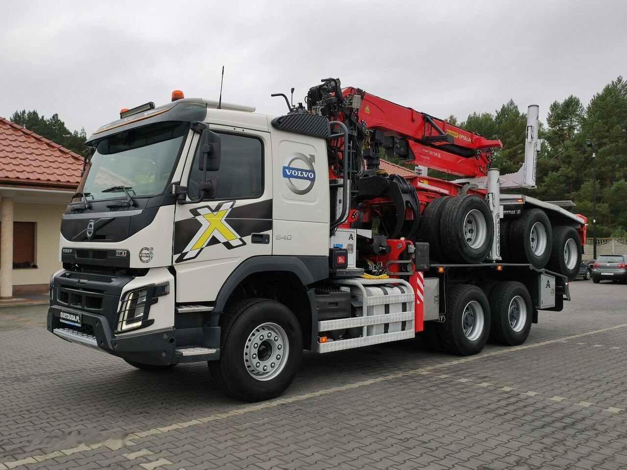 Šticar, Kamion sa dizalicom Volvo Volvo FMX 540 FMX 540: slika 1