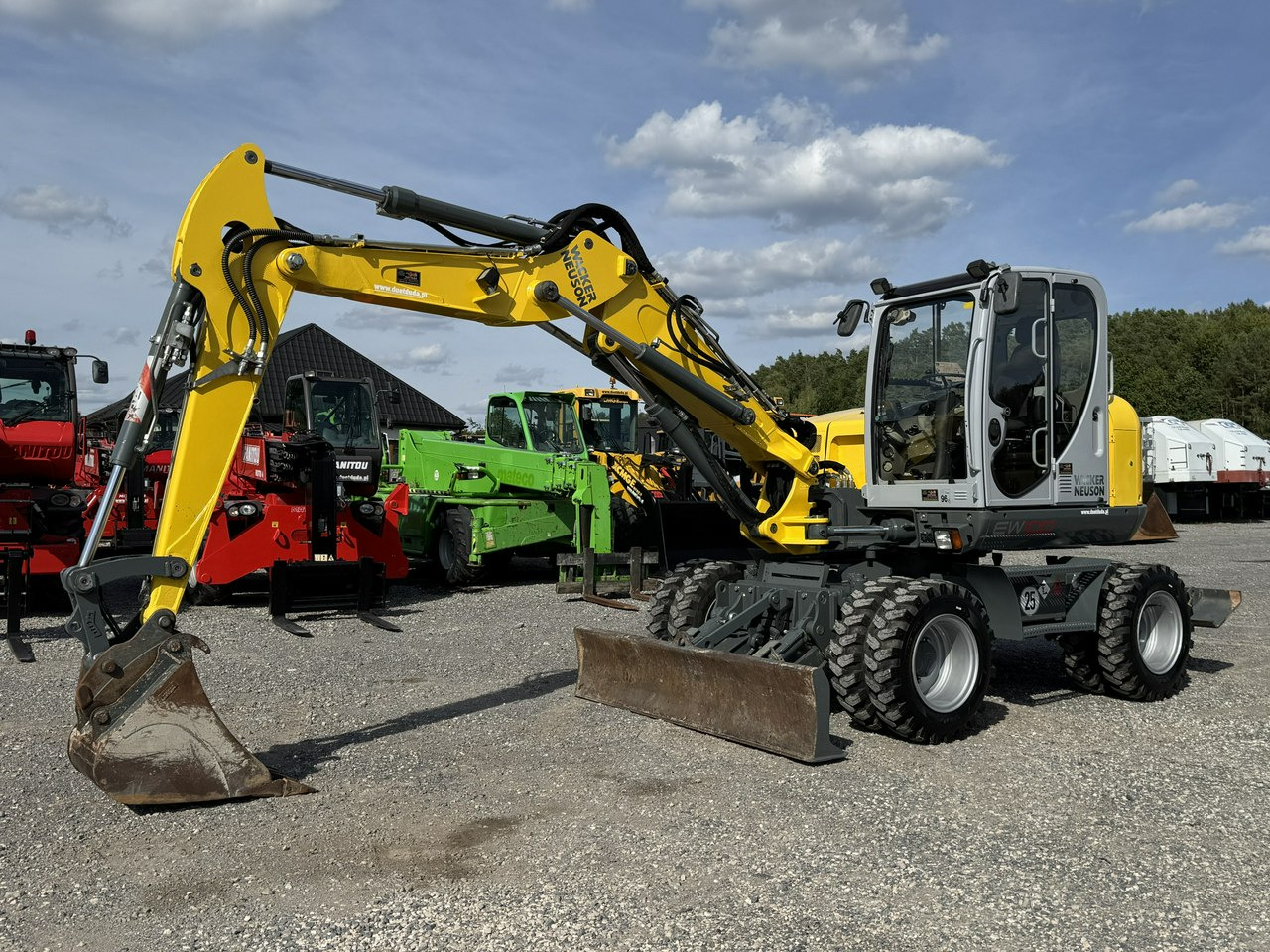 Wacker Neuson EW100 Pług + Podpory 10 ton Szybkozłącze Klimatyzacja - Bager točkaš: slika 4 Wacker Neuson EW100 Pług + Podpory 10 ton Szybkozłącze Klimatyzacja - Bager točkaš: slika 4