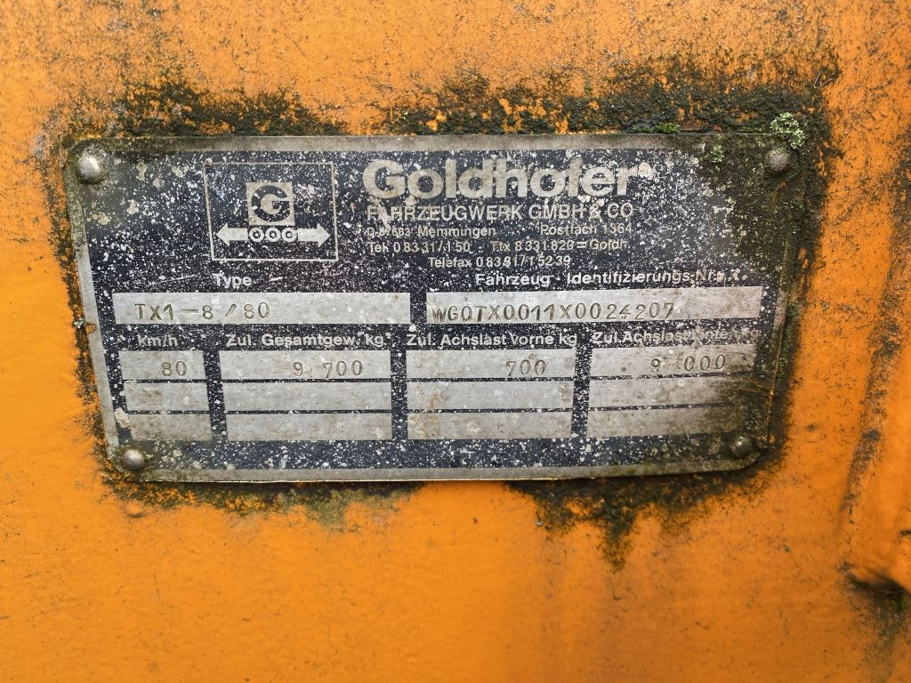 Goldhofer TX1-8/80 Anhänger für Ballastgewichte| 40mm Auge - Plato prikolica: slika 3 Goldhofer TX1-8/80 Anhänger für Ballastgewichte| 40mm Auge - Plato prikolica: slika 3