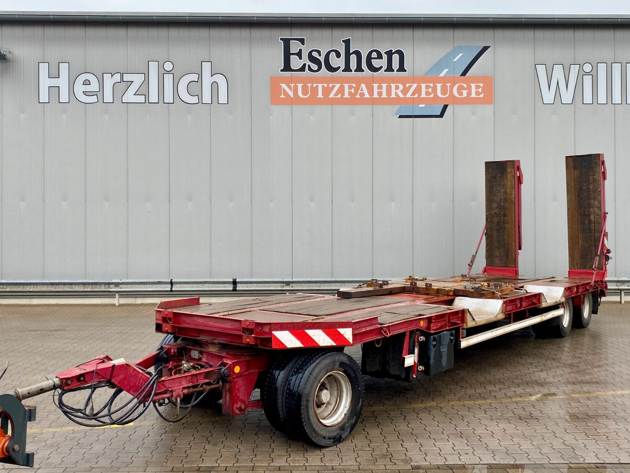 Langendorf Tieflader| hydr. Scherenrampen*verbreiterbar*SAF - Niska prikolica za prevoz: slika 1 Langendorf Tieflader| hydr. Scherenrampen*verbreiterbar*SAF - Niska prikolica za prevoz: slika 1
