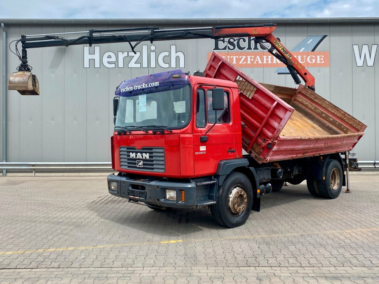 MAN 18.285 MC | Palfinger PK 9501*Blatt*2x AHK+Oel - Istovarivač, Kamion sa dizalicom: slika 1 MAN 18.285 MC | Palfinger PK 9501*Blatt*2x AHK+Oel - Istovarivač, Kamion sa dizalicom: slika 1