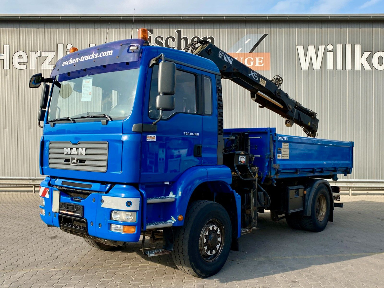 MAN TGA 18.360 4x4H BL*HIAB 122 BS-2*Dautel 3-Seiten - Istovarivač, Kamion sa dizalicom: slika 1 MAN TGA 18.360 4x4H BL*HIAB 122 BS-2*Dautel 3-Seiten - Istovarivač, Kamion sa dizalicom: slika 1