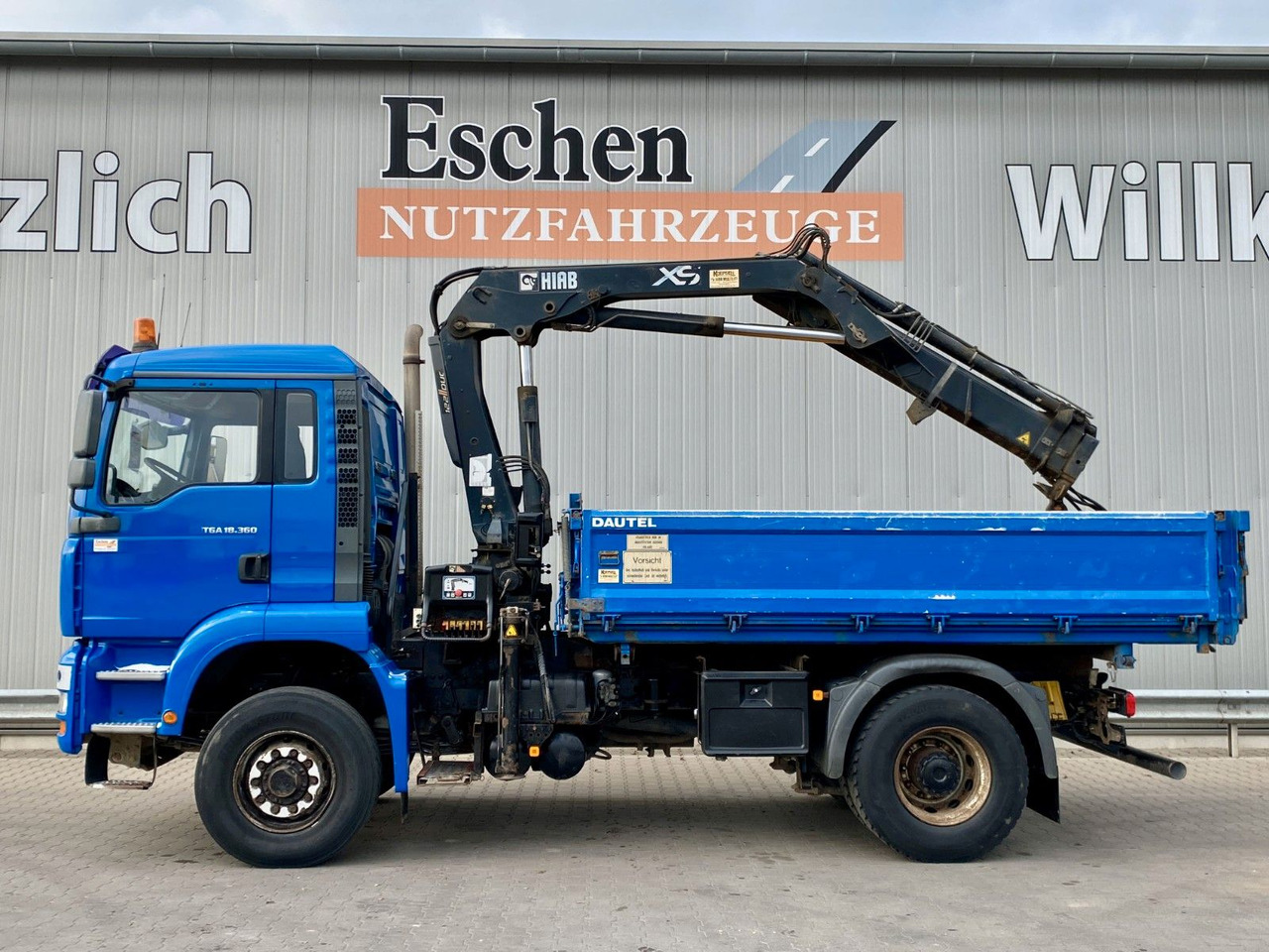 MAN TGA 18.360 4x4H BL Hiab Kran*Dautel Kipper*Klima - Istovarivač, Kamion sa dizalicom: slika 3 MAN TGA 18.360 4x4H BL Hiab Kran*Dautel Kipper*Klima - Istovarivač, Kamion sa dizalicom: slika 3