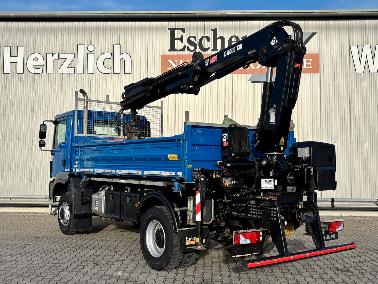 MAN TGM 18.320 4x4 BB | TÜV NEU*HIAB XHIDUO 138*FUNK - Istovarivač, Kamion sa dizalicom: slika 3 MAN TGM 18.320 4x4 BB | TÜV NEU*HIAB XHIDUO 138*FUNK - Istovarivač, Kamion sa dizalicom: slika 3