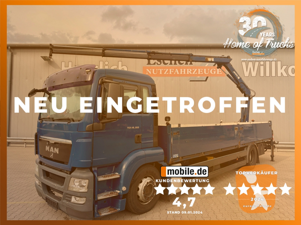 MAN TGS 18.360 4x2 LL / MKG HLK 111 Kran - Kamion sa tovarnim sandukom, Kamion sa dizalicom: slika 1 MAN TGS 18.360 4x2 LL / MKG HLK 111 Kran - Kamion sa tovarnim sandukom, Kamion sa dizalicom: slika 1