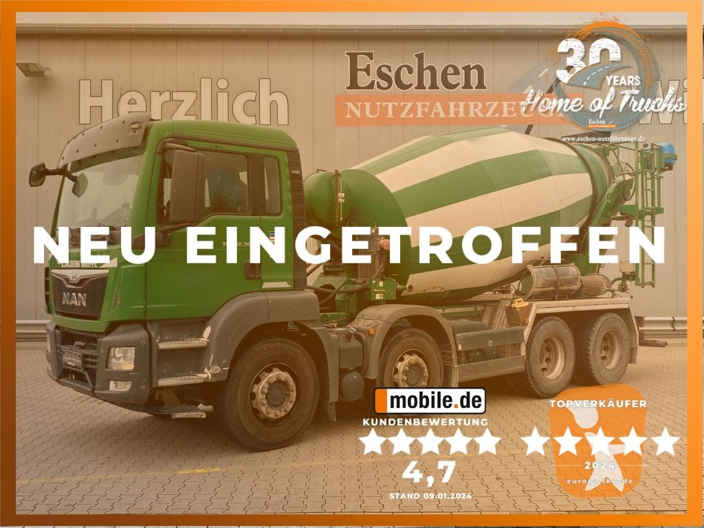 MAN TGS 32.360 8x4 BB | 9m³ Stetter*Navi*HU 06/2026 - Mikser za beton: slika 1 MAN TGS 32.360 8x4 BB | 9m³ Stetter*Navi*HU 06/2026 - Mikser za beton: slika 1