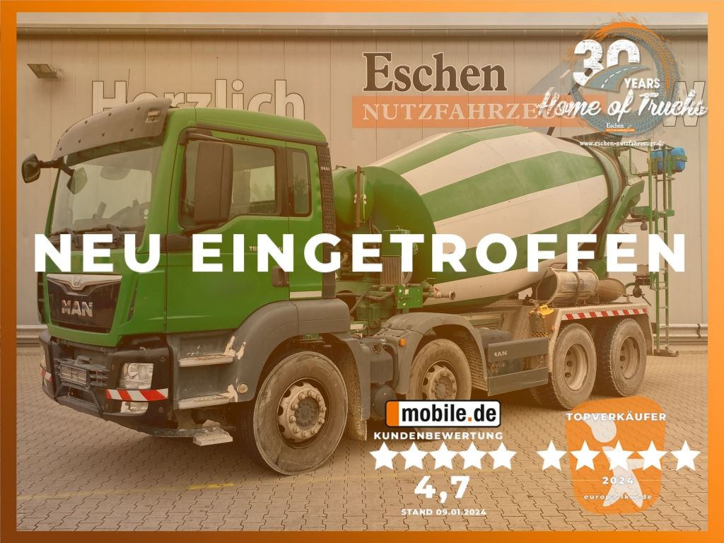 MAN TGS 32.360 8x4 BB | 9m³ Stetter*Navigation*Klima - Mikser za beton: slika 1 MAN TGS 32.360 8x4 BB | 9m³ Stetter*Navigation*Klima - Mikser za beton: slika 1
