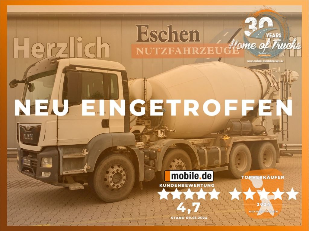 MAN TGS 32.400 8x4 BB | 9m³ Stetter*ALU-Felgen*Klima - Mikser za beton: slika 1 MAN TGS 32.400 8x4 BB | 9m³ Stetter*ALU-Felgen*Klima - Mikser za beton: slika 1