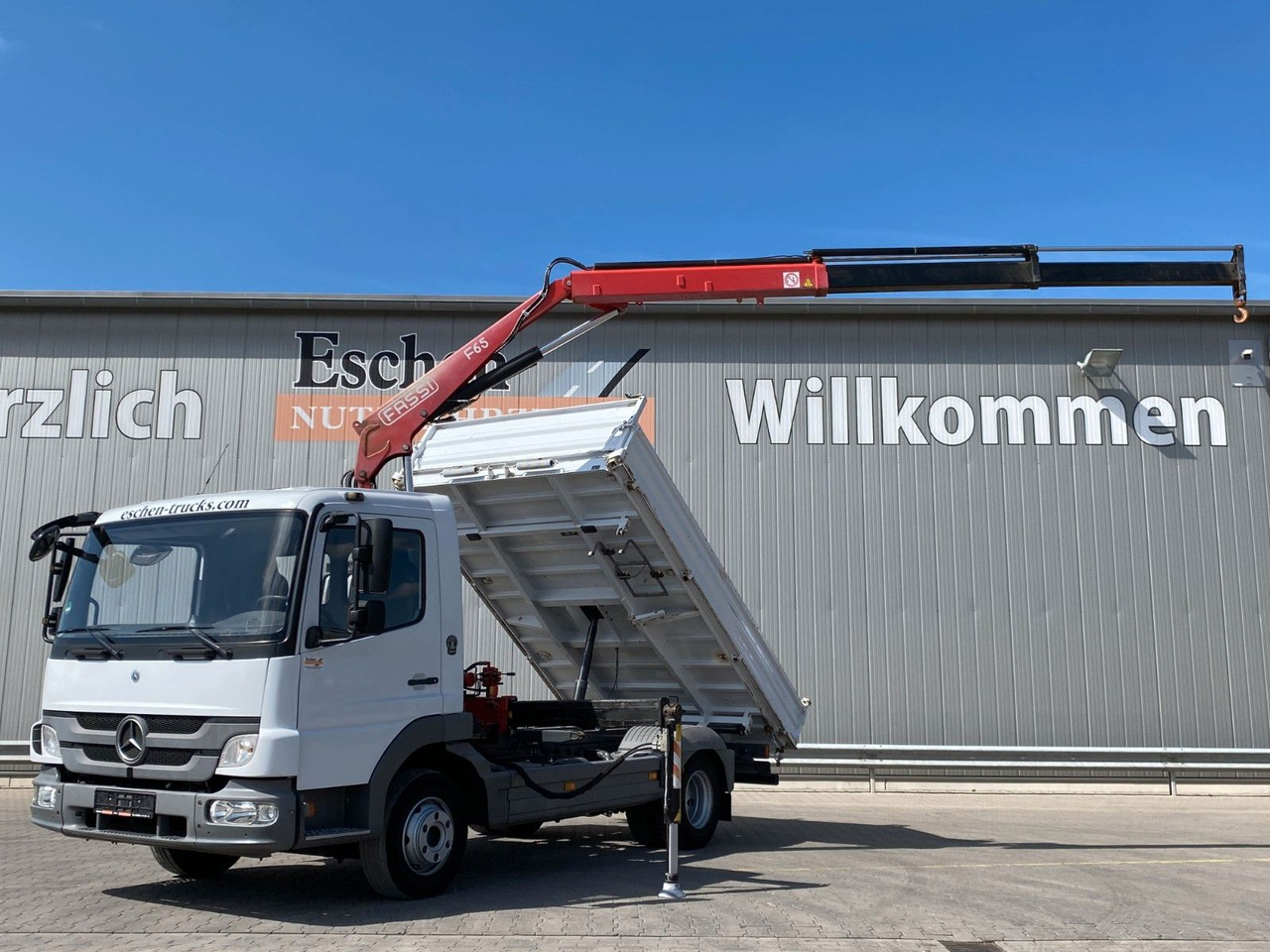 Mercedes-Benz 818 Atego | Fassi F65*MEILLER*PKW-AHK*1.Hand - Dostavno vozilo istovarivač: slika 1 Mercedes-Benz 818 Atego | Fassi F65*MEILLER*PKW-AHK*1.Hand - Dostavno vozilo istovarivač: slika 1