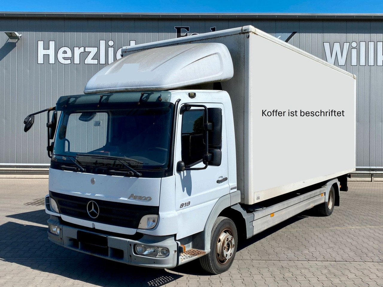 Mercedes-Benz 818 Atego | MBB LBW 1,00to.*3x Sitze*AHK*Teppich - Dostavno vozilo sa zatvorenim sandukom: slika 1 Mercedes-Benz 818 Atego | MBB LBW 1,00to.*3x Sitze*AHK*Teppich - Dostavno vozilo sa zatvorenim sandukom: slika 1