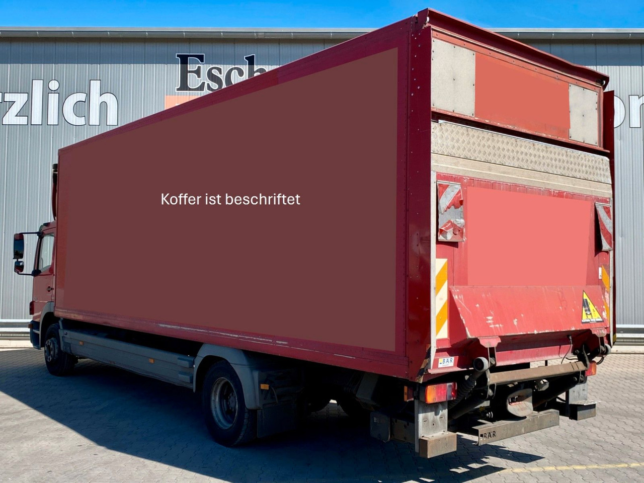 Mercedes-Benz Atego 1224 | BÄR LBW 1,50to*3x Sitze*Klima*AHK - Kamion sa zatvorenim sandukom: slika 3 Mercedes-Benz Atego 1224 | BÄR LBW 1,50to*3x Sitze*Klima*AHK - Kamion sa zatvorenim sandukom: slika 3