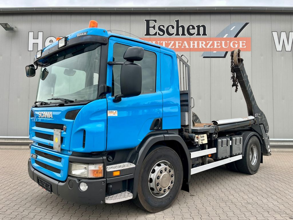 Kamion za utovaranje kontejnera Scania P 320 | Gergen*FUNK*3x Haken*Klima*AHK*1. Hand: slika 1