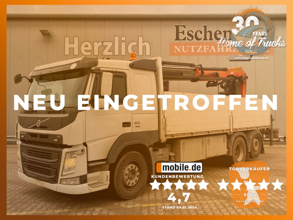 Volvo FM 410 6x2 / Palfinger PK 19502 Faltkran - Kamion sa tovarnim sandukom, Kamion sa dizalicom: slika 1 Volvo FM 410 6x2 / Palfinger PK 19502 Faltkran - Kamion sa tovarnim sandukom, Kamion sa dizalicom: slika 1