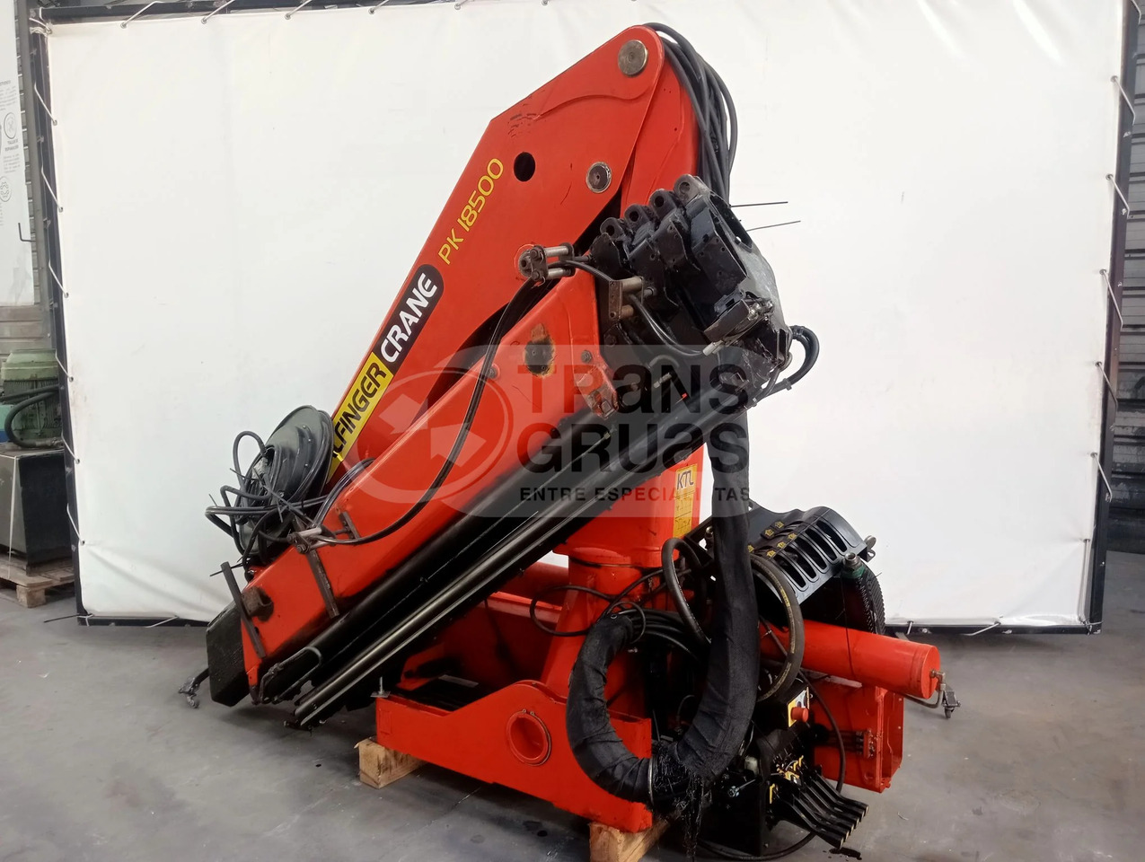 Grúa hidráulica Palfinger PK 18500 - Kran za kamion: slika 1 Grúa hidráulica Palfinger PK 18500 - Kran za kamion: slika 1