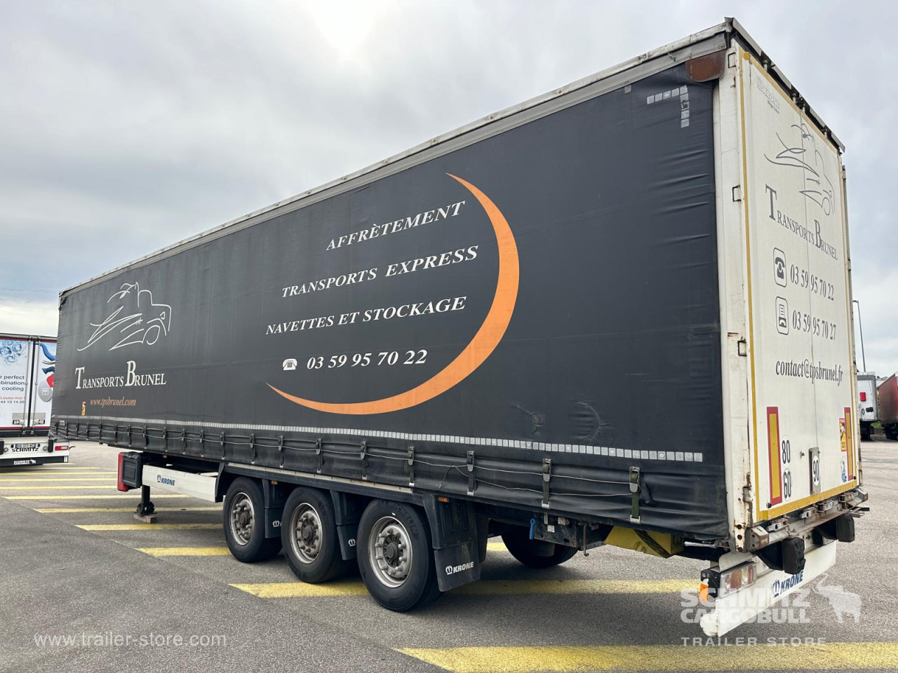 KRONE Curtainsider Standard - Poluprikolica sa ceradom: slika 4 KRONE Curtainsider Standard - Poluprikolica sa ceradom: slika 4