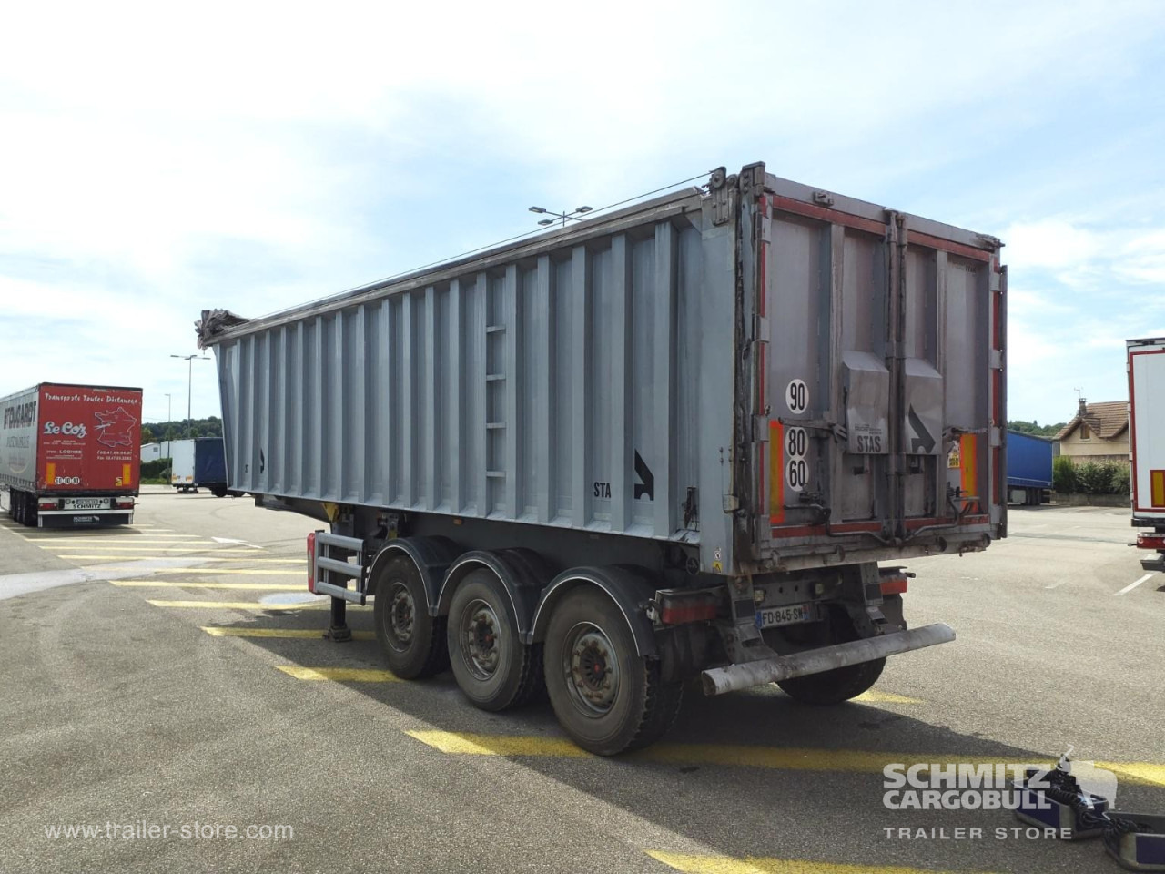 STAS Tipper Alu-square sided body - Poluprikolica istovarivača: slika 4 STAS Tipper Alu-square sided body - Poluprikolica istovarivača: slika 4